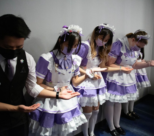 panel maid cafe